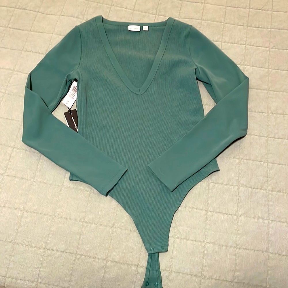 Babaton Ribbed Bodysuit from Aritzia